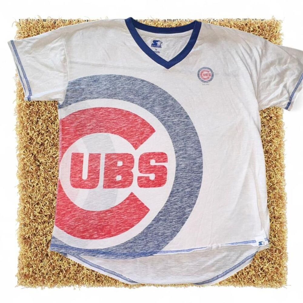 Starter Women's White and Blue T-shirt